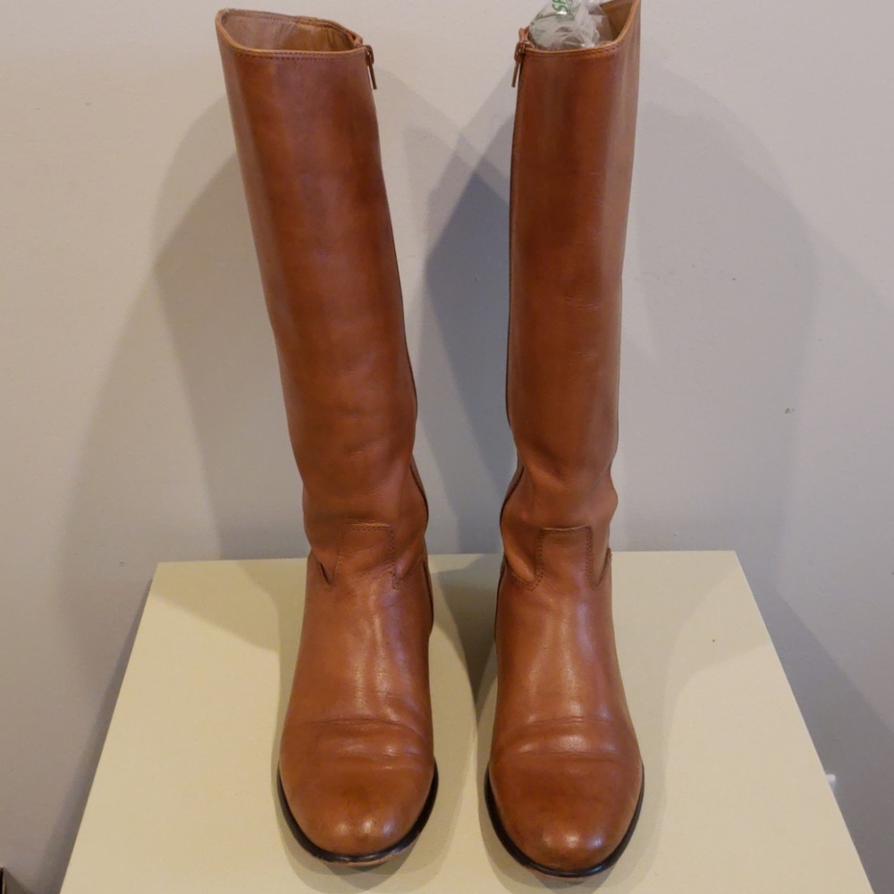 Corso Como Tan Heeled Boots